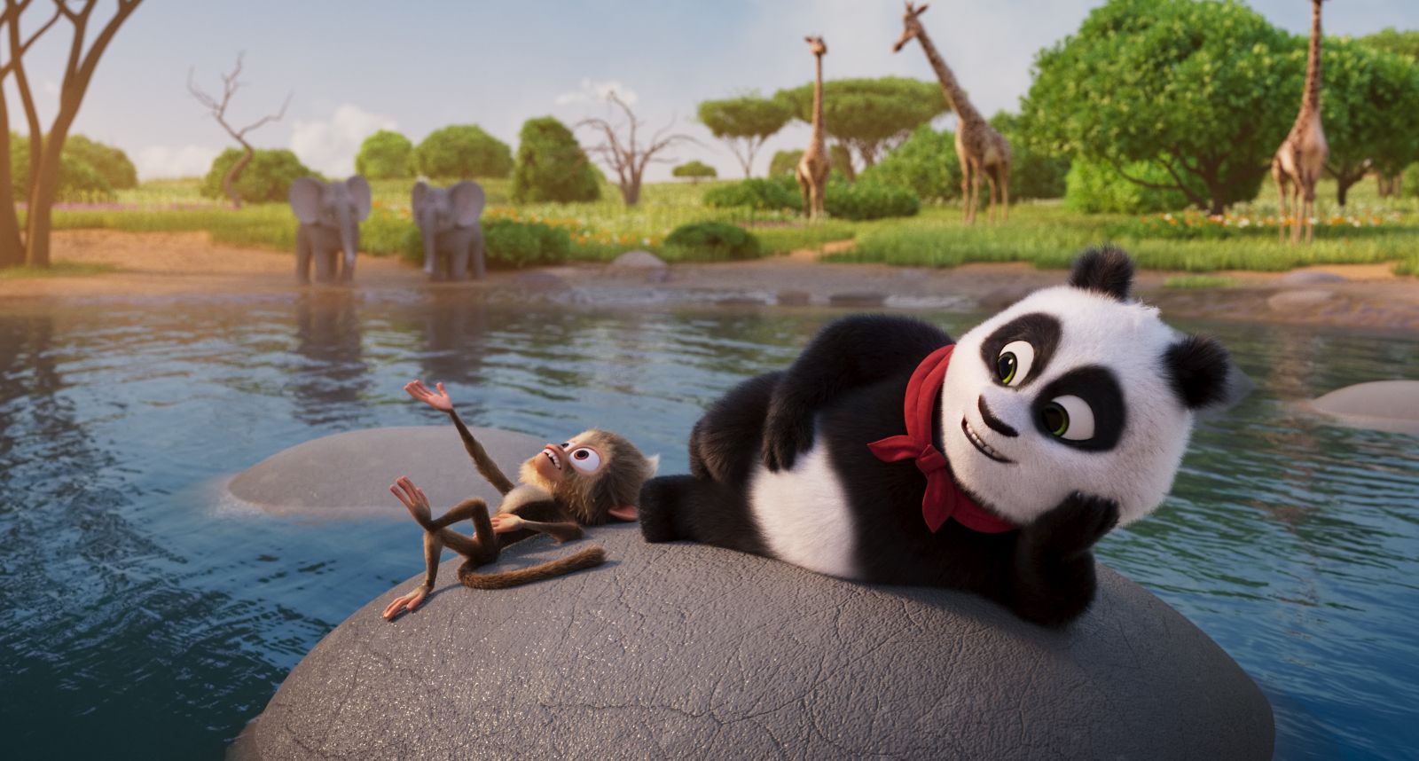 Pandabeer in Afrika